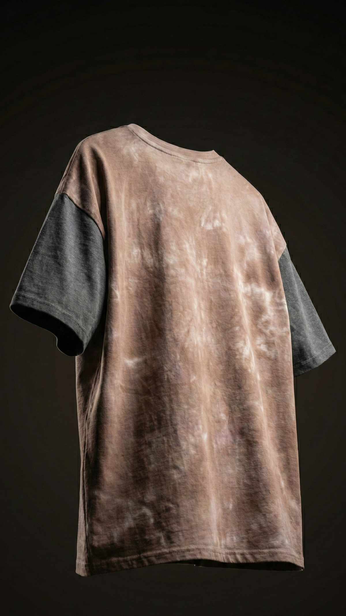 Dual Tone Oversized Tee — Contrast Panel Fit — view 10