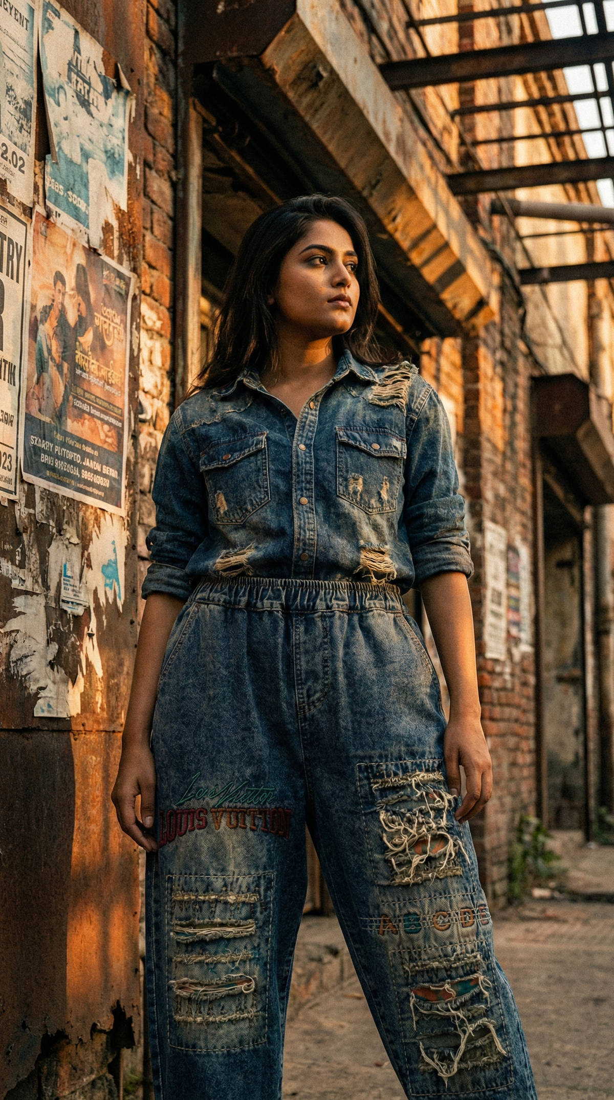 Denim Art Edition Jeans — Vintage Blue Streetwear Fit — view 2