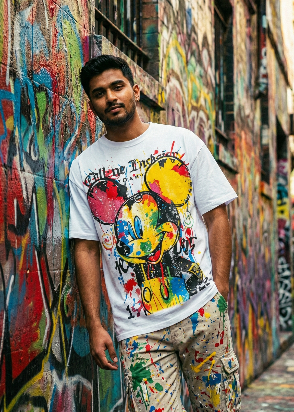 Pop Art Drip Oversized Tee — Premium Street Fit — view 12