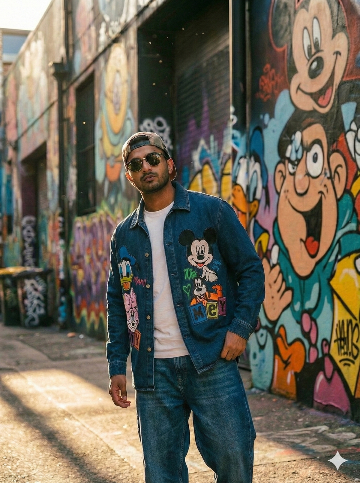 Cult Denim Oversized Shirt — Indigo Washed Fit — view 2
