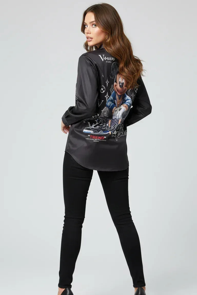 Cartoon Full Sleeve Shirt - Sanki