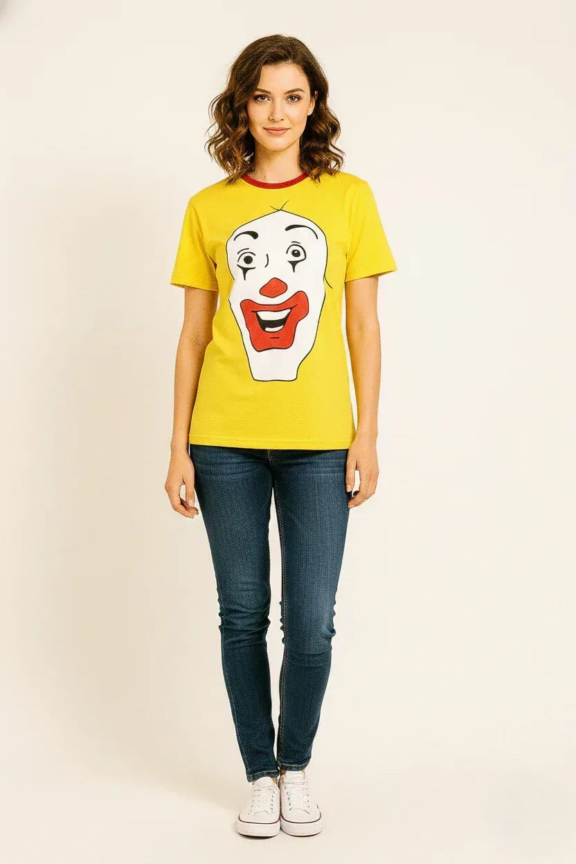 Cartoon Round Neck T-shirt - Sanki