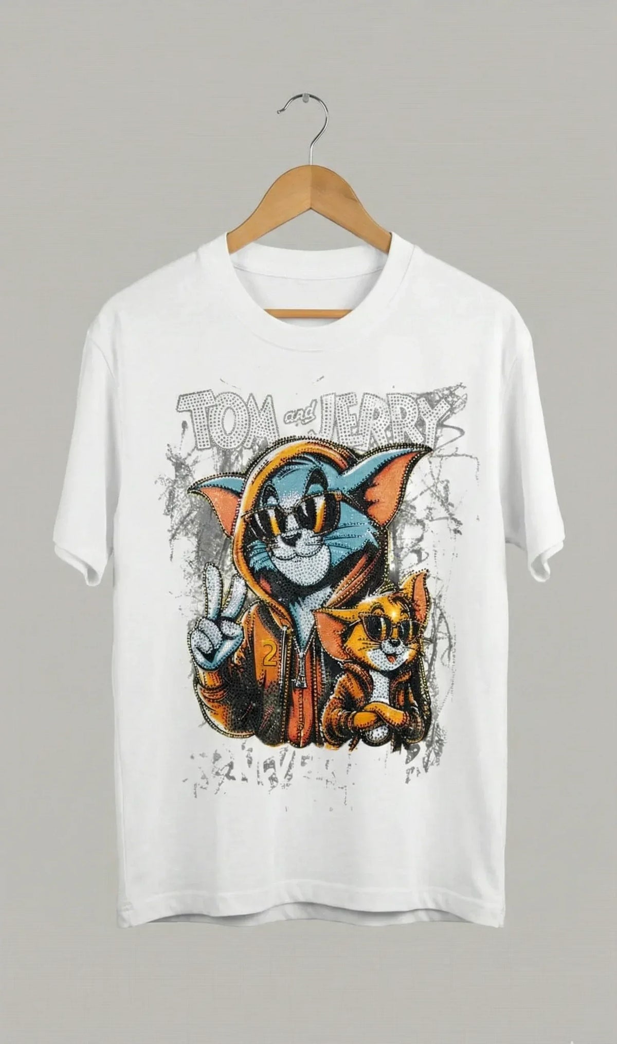 Cartoon RoundNick T-shirt - Sanki