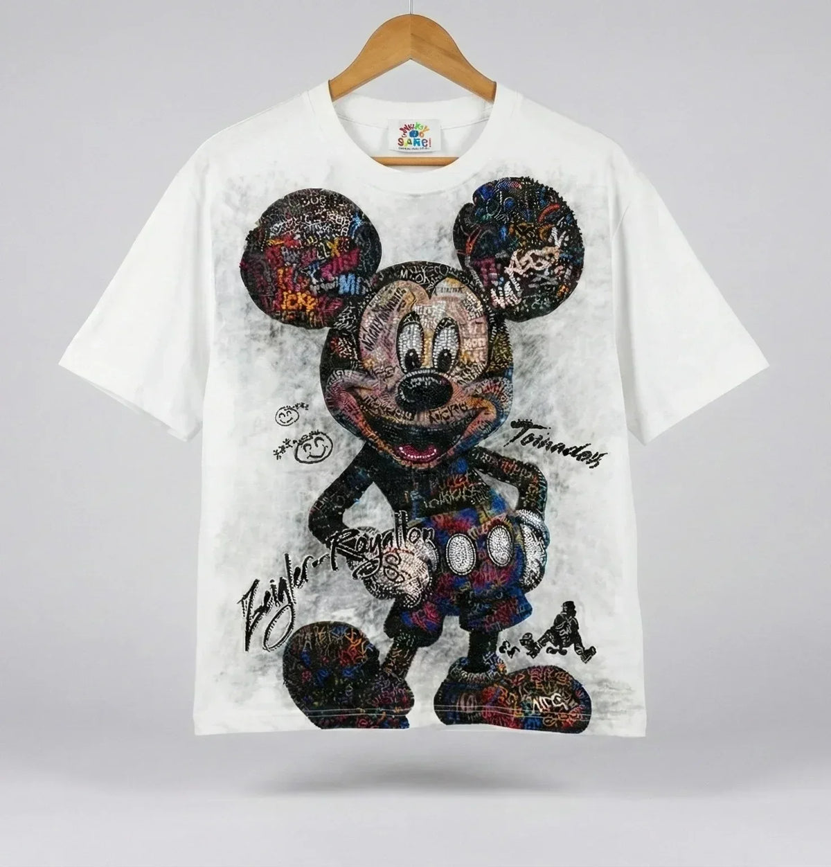 Cartoon Round Neck T-shirt - Sanki