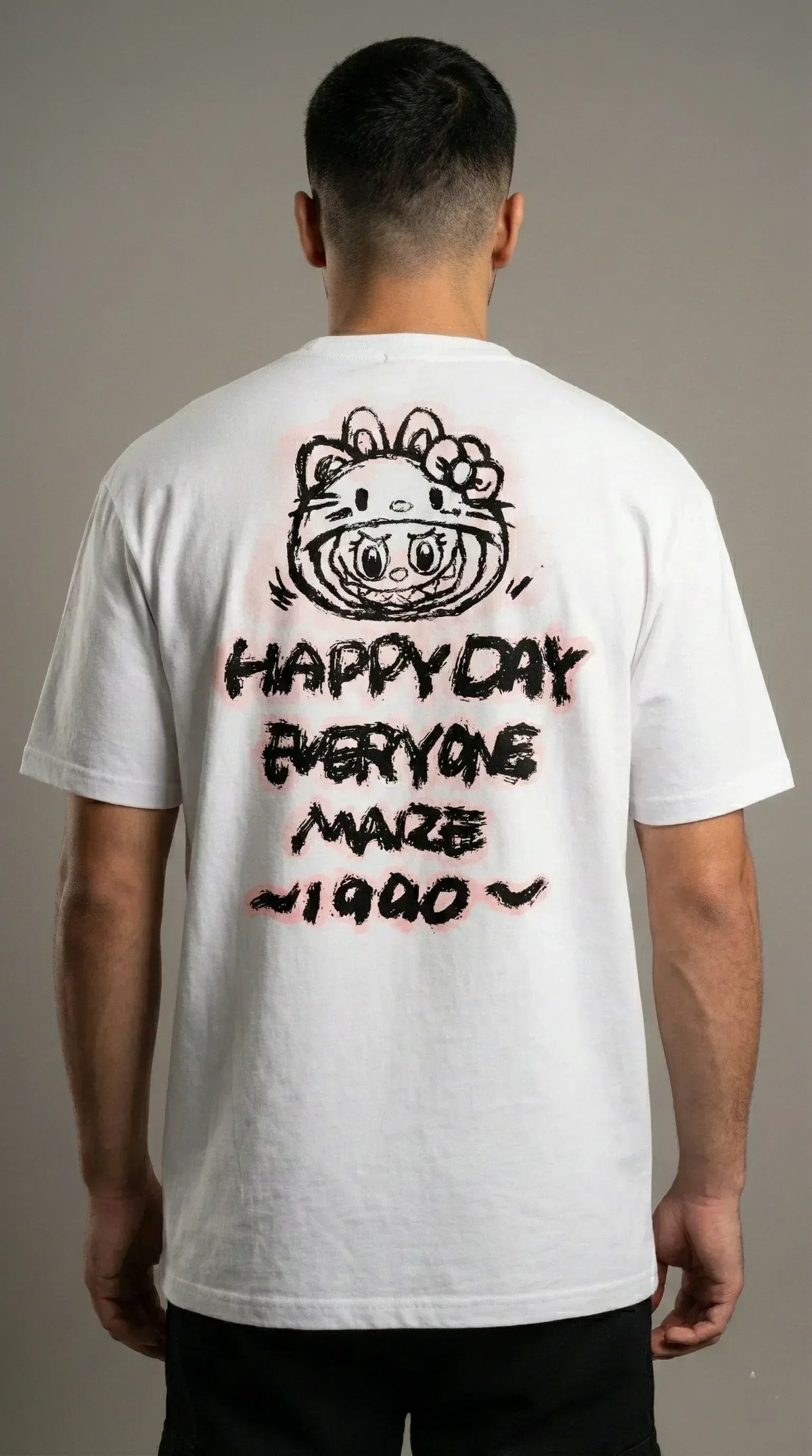Funky Round Neck T-Shirt - Sanki