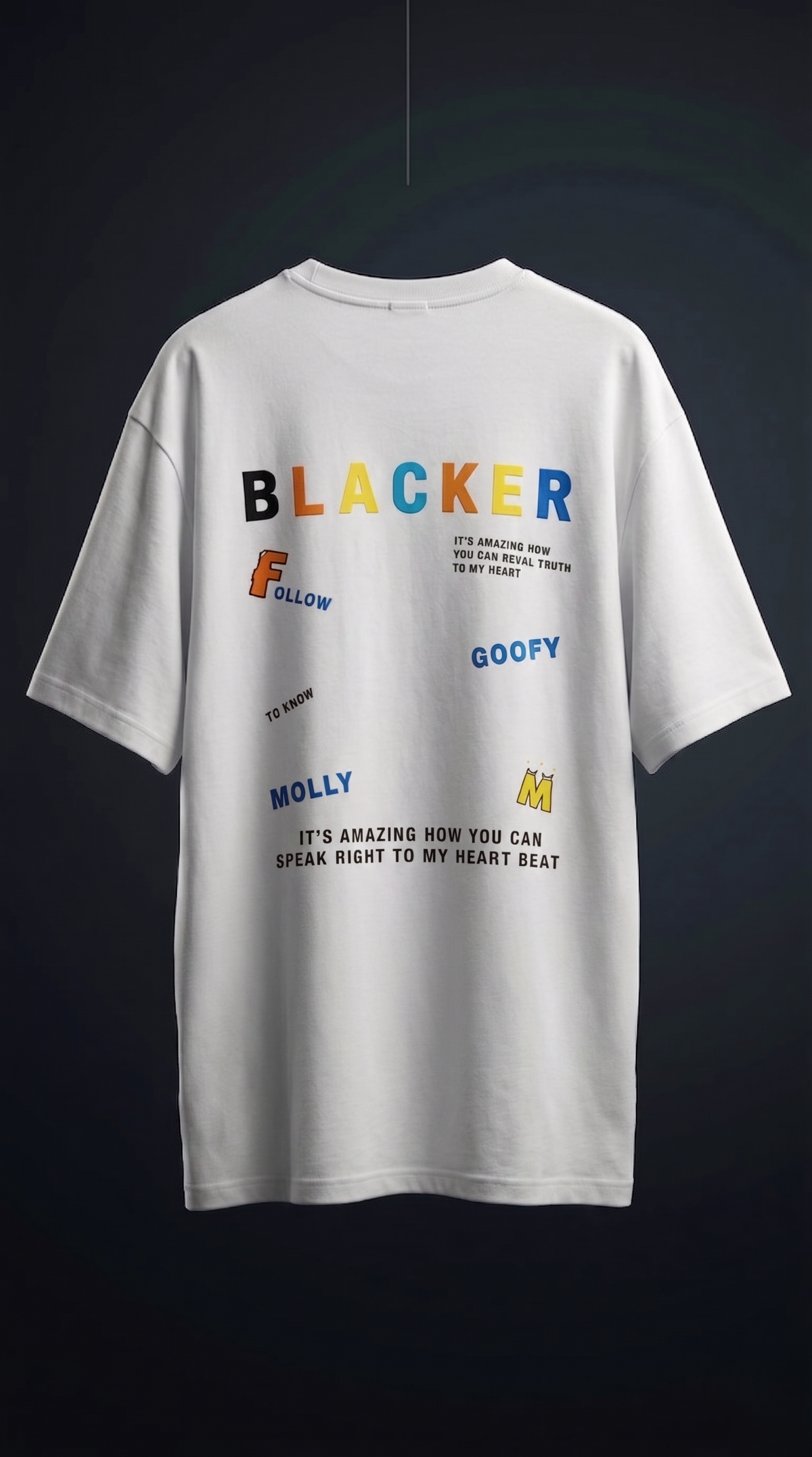 Blackstar Oversized Tee — Premium Cotton Drop-Shoulder Fit — view 10