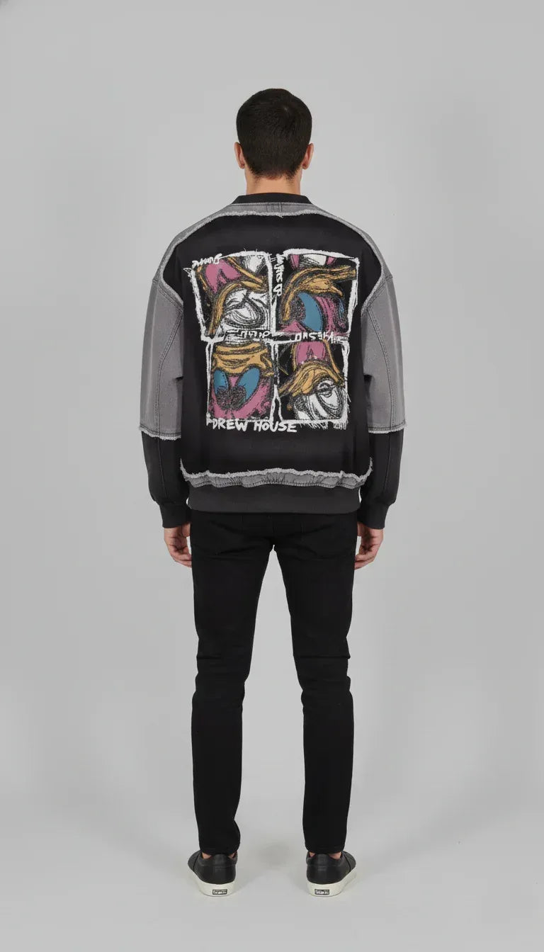 Cartoon Half Sleeve Jacket - Sanki