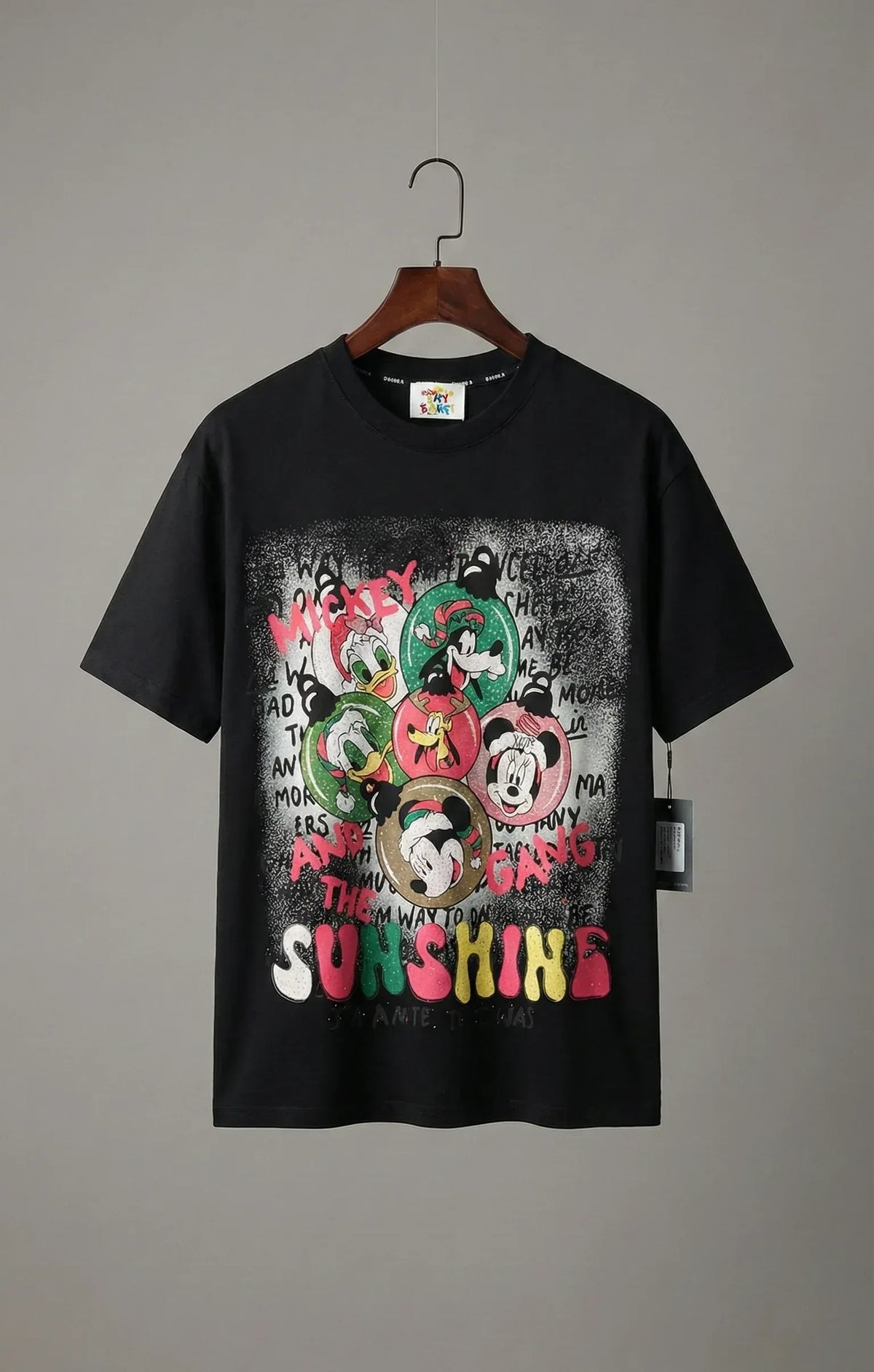 Cartoon Round Neck T-shirt - Sanki
