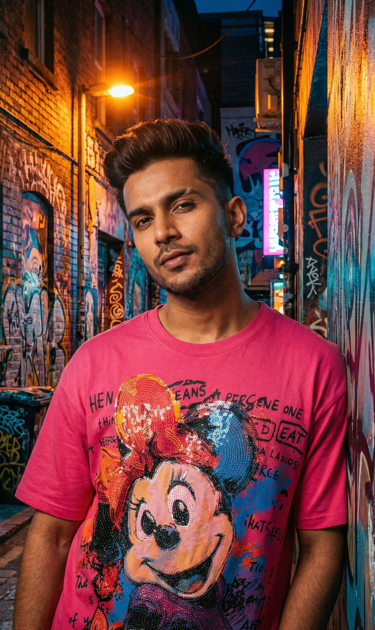 Pop Riot Graphic Tee — Oversized Fit, Premium Cotton — view 6