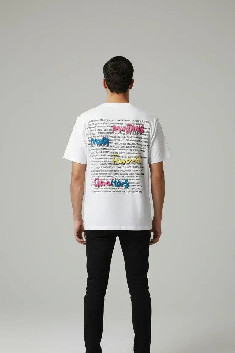 Cartoon Round Neck T-shirt - Sanki