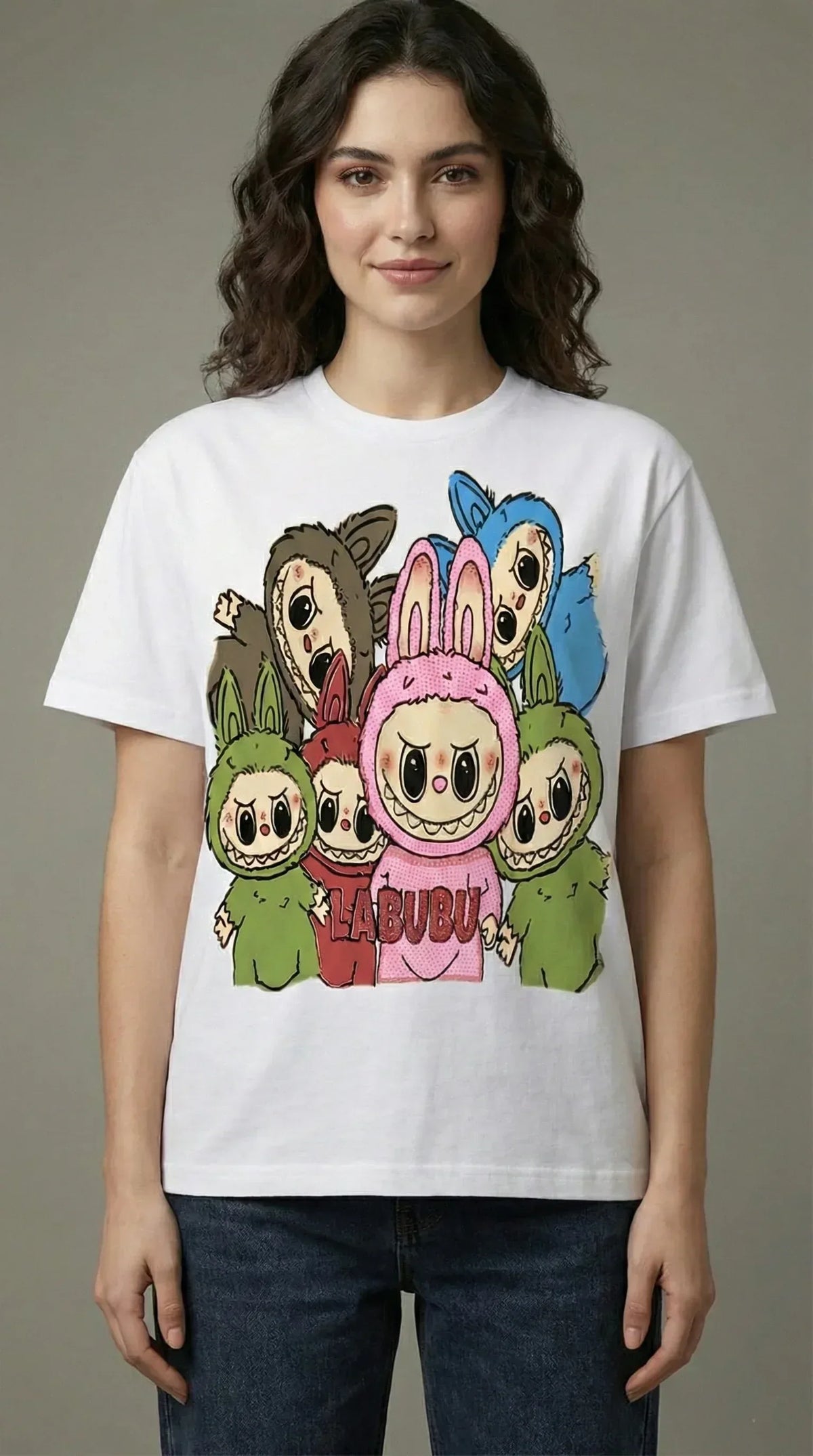 Funky Round Neck T-Shirt - Sanki