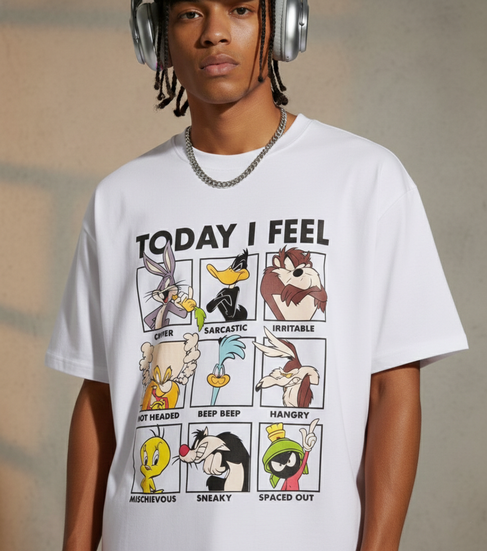 Cartoon Rabbit Oversized Tee — Premium Streetwear Fit — view 11