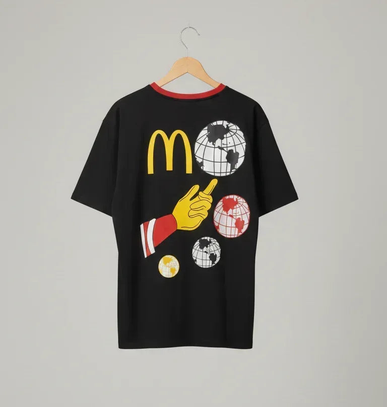 Cartoon Round Neck T-shirt - Sanki