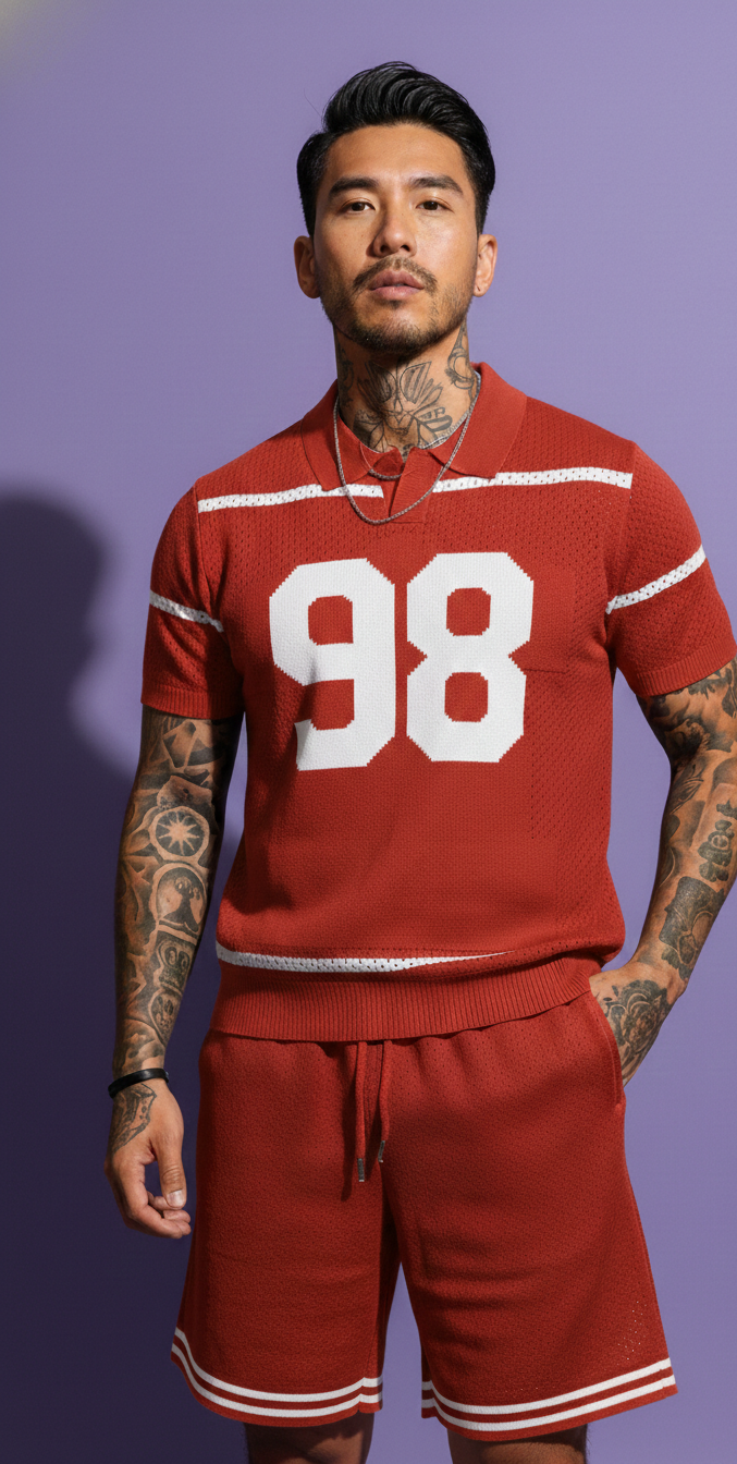 Varsity 98 Co-ord Set — Soft Finish, Relaxed Fit — view 7