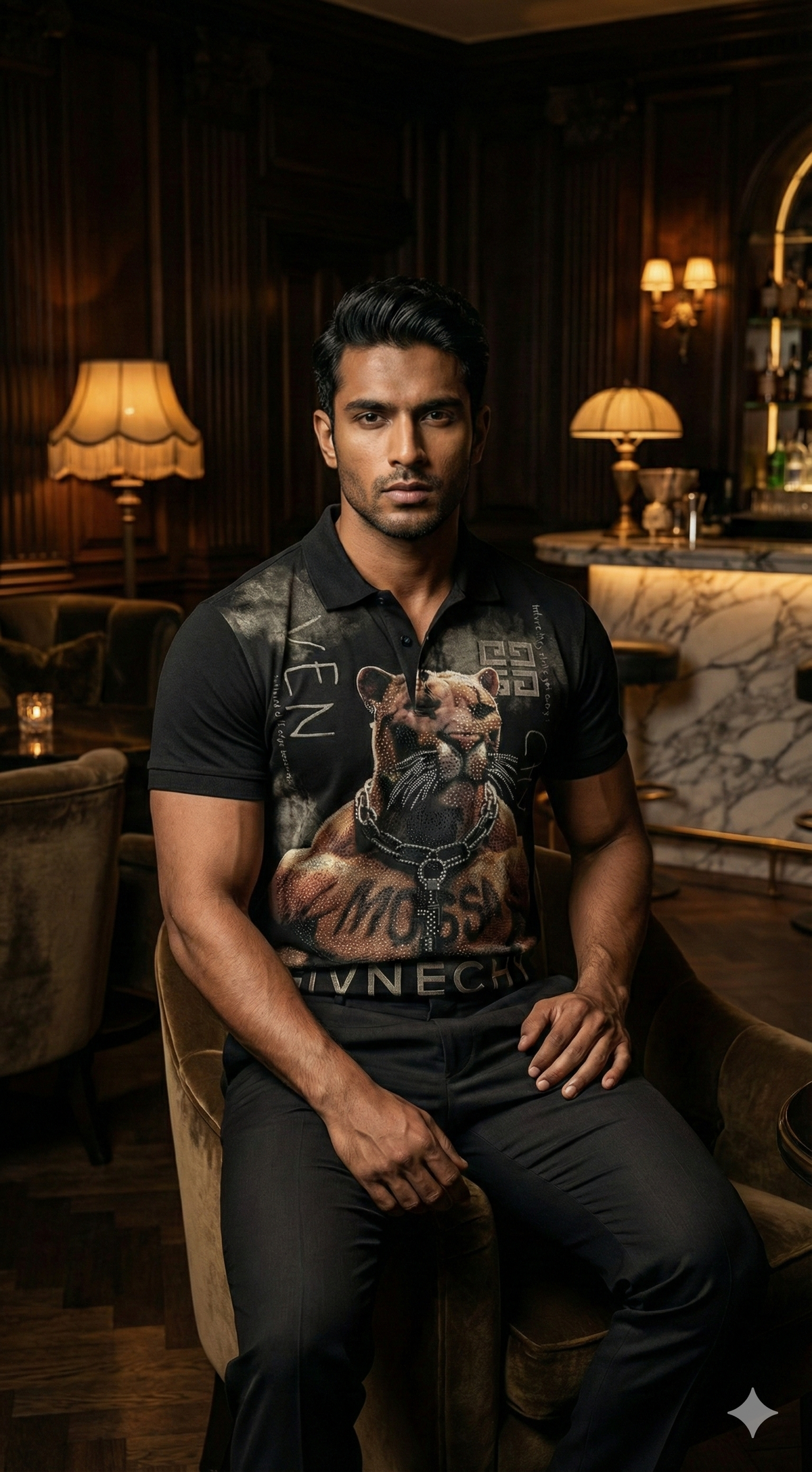 Royal Tiger Graphic Tee — Premium Streetwear Fit — view 9