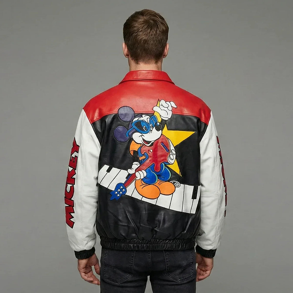 Cartoon Lether Jacket - Sanki