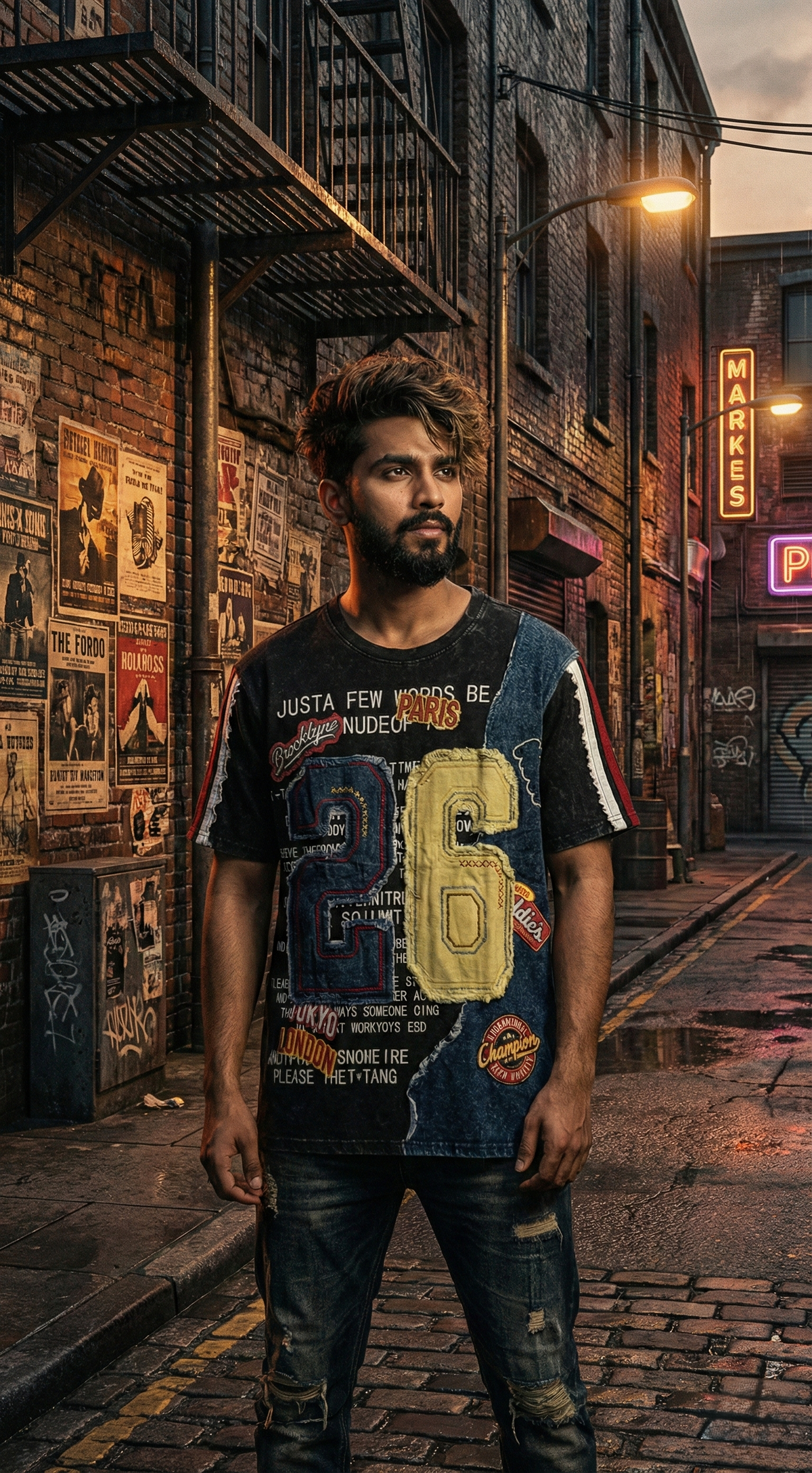 Legacy League 26 Oversized Tee — Smooth Cotton Multicolor Fit — view 3