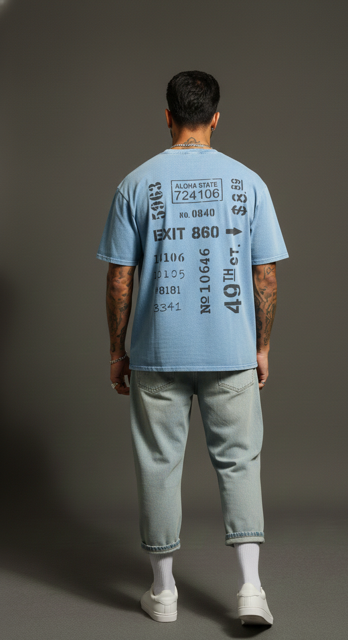 Attitude Edition Oversized Tee — Premium Cotton Fit — view 15