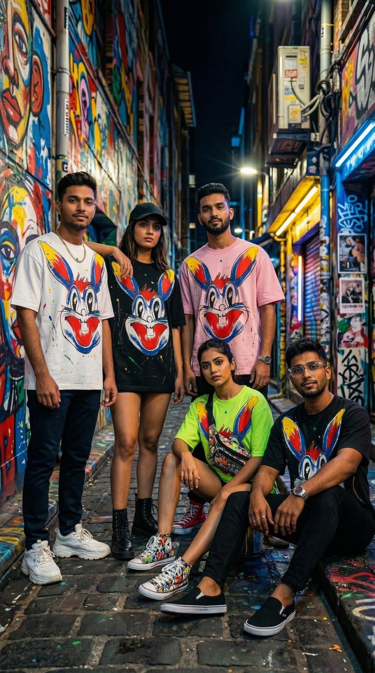 Hyper Rabbit Oversized Tee — Premium Cotton Fit — view 17