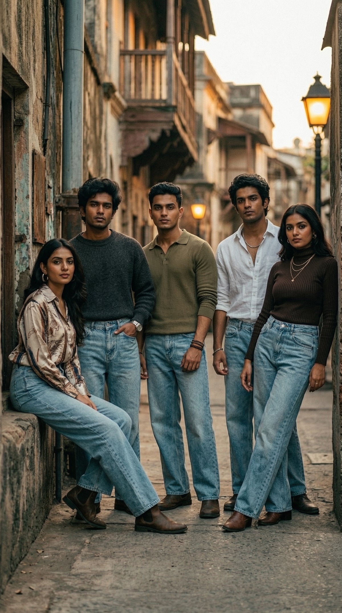 Light Blue Straight-Fit Jeans — Relaxed Urban Denim — view 3