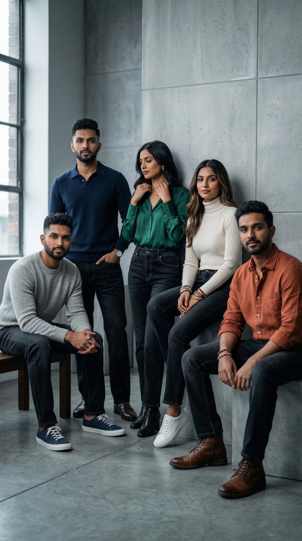 Black Relaxed Fit Jeans — Soft Fabric Everyday Denim — view 3