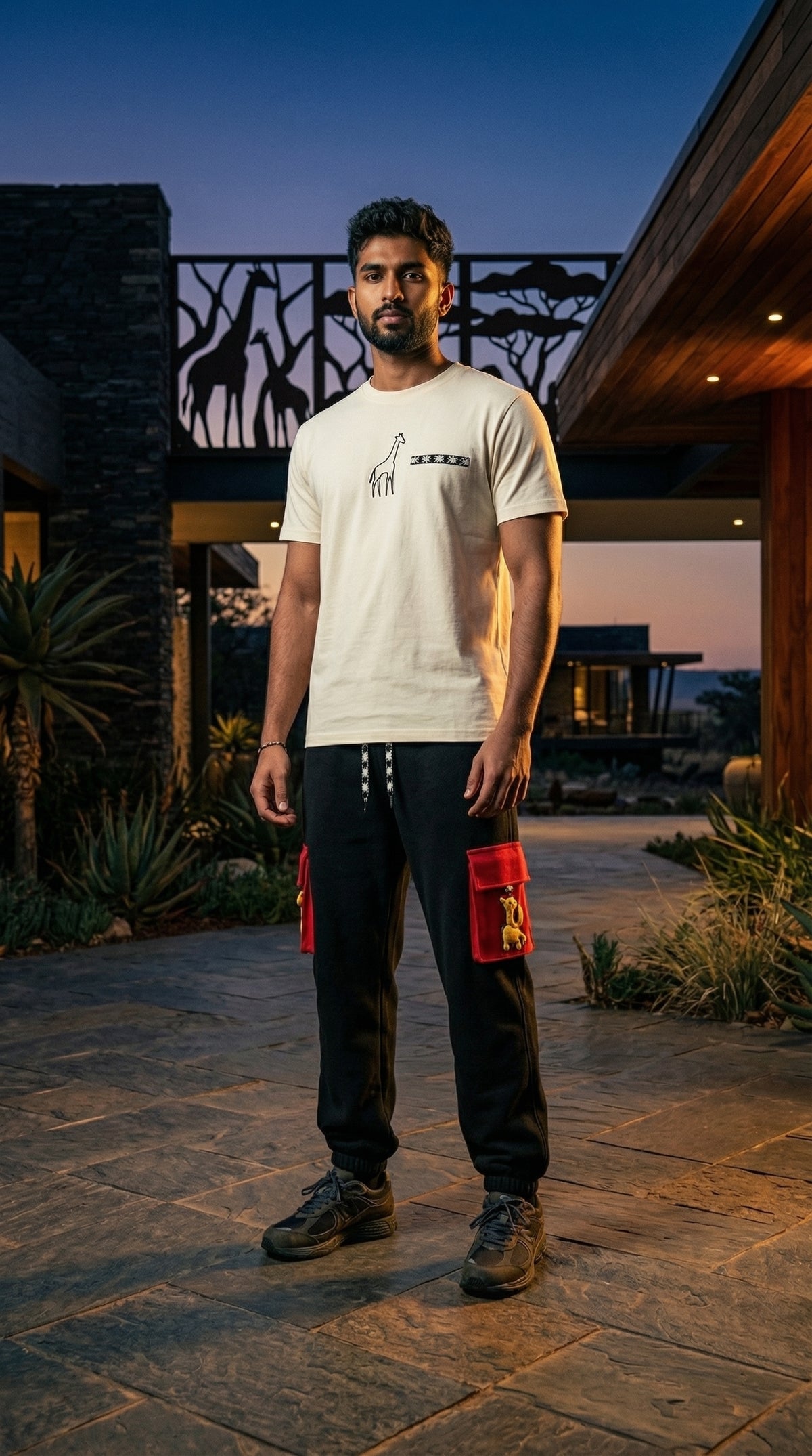 Tapered Track Lower — Elasticated Waist, Soft Fabric — view 7