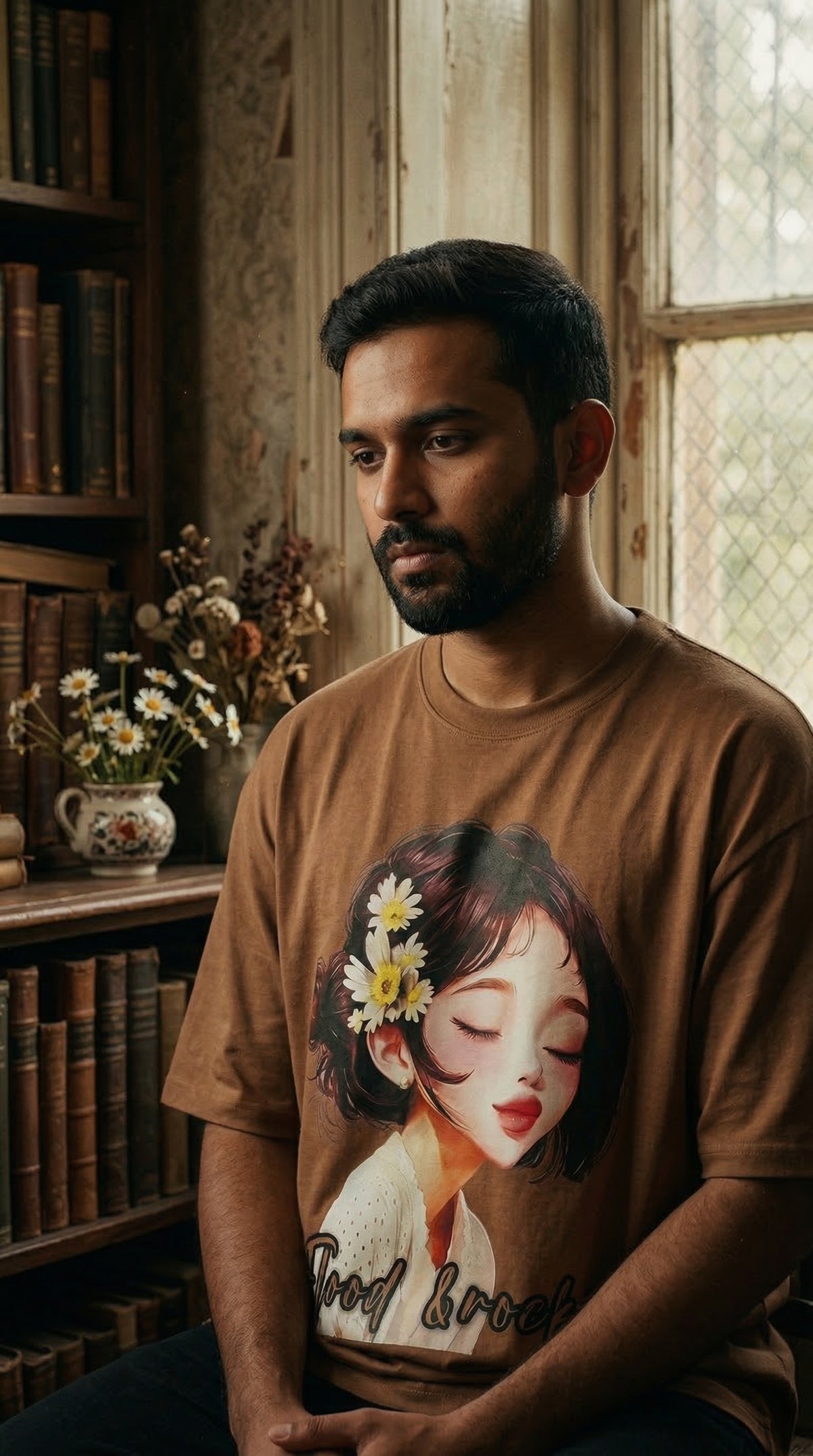 Stay Gorgeous Oversized Tee — Premium Cotton Fit — view 6
