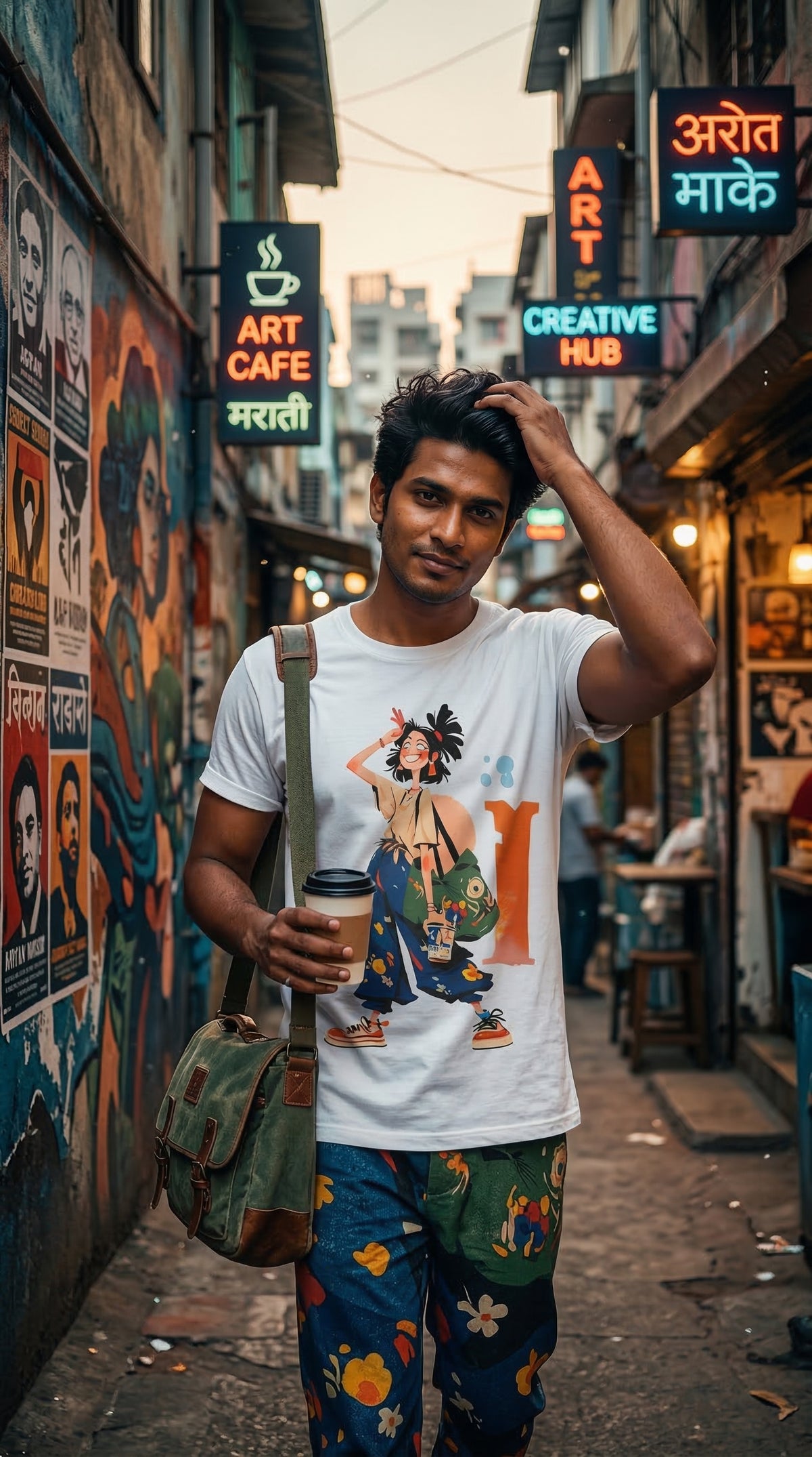 Explorer Oversized Tee — Premium Combed Cotton Streetwear — view 7