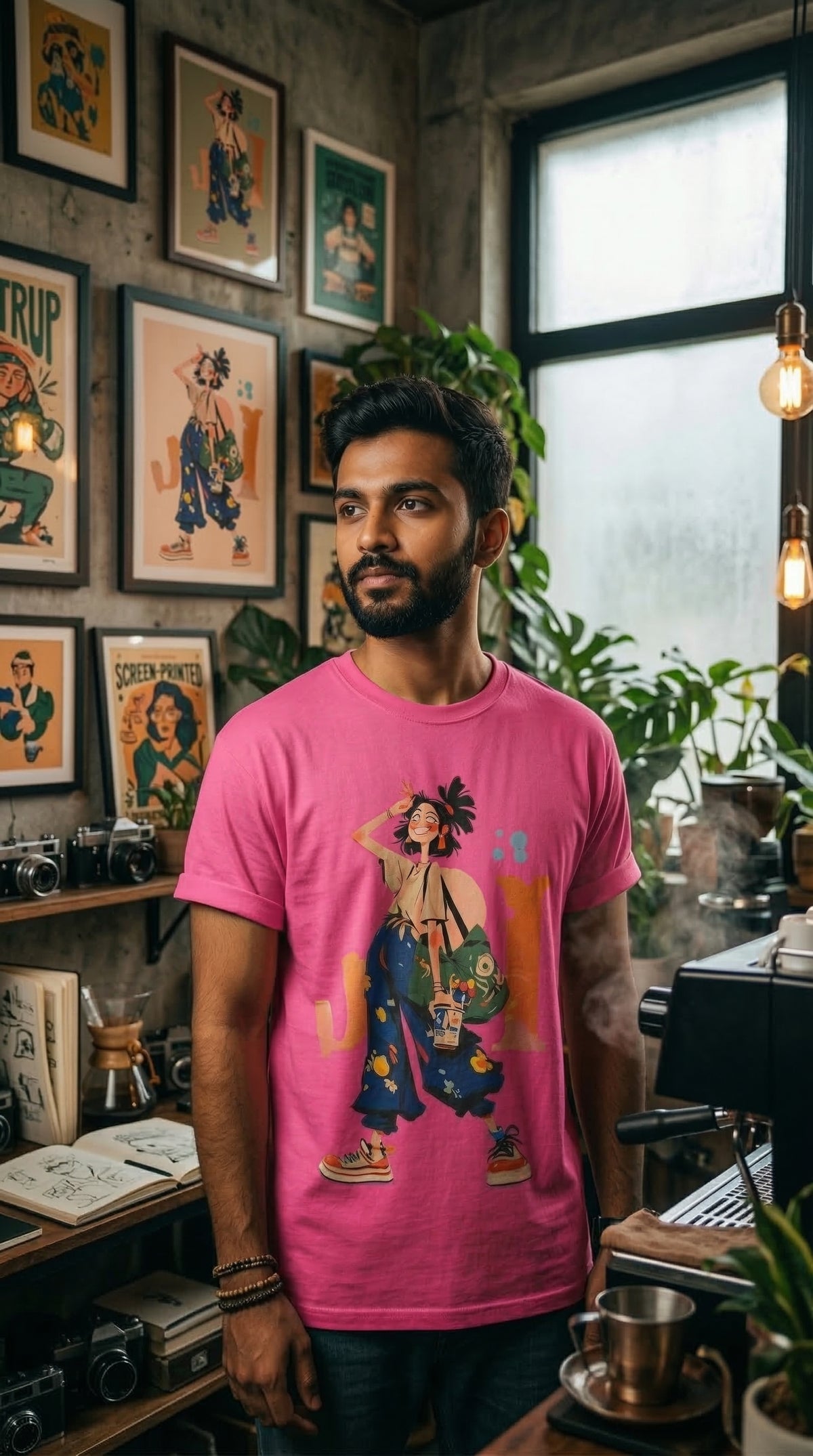 Explorer Oversized Tee — Premium Combed Cotton Streetwear — view 8