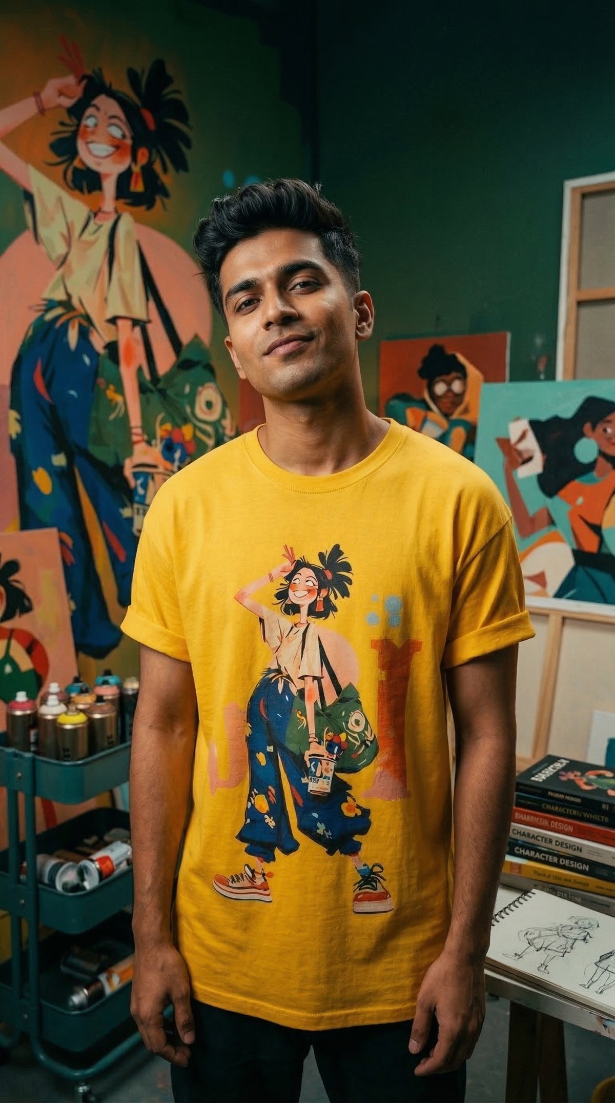 Explorer Oversized Tee — Premium Combed Cotton Streetwear — view 6
