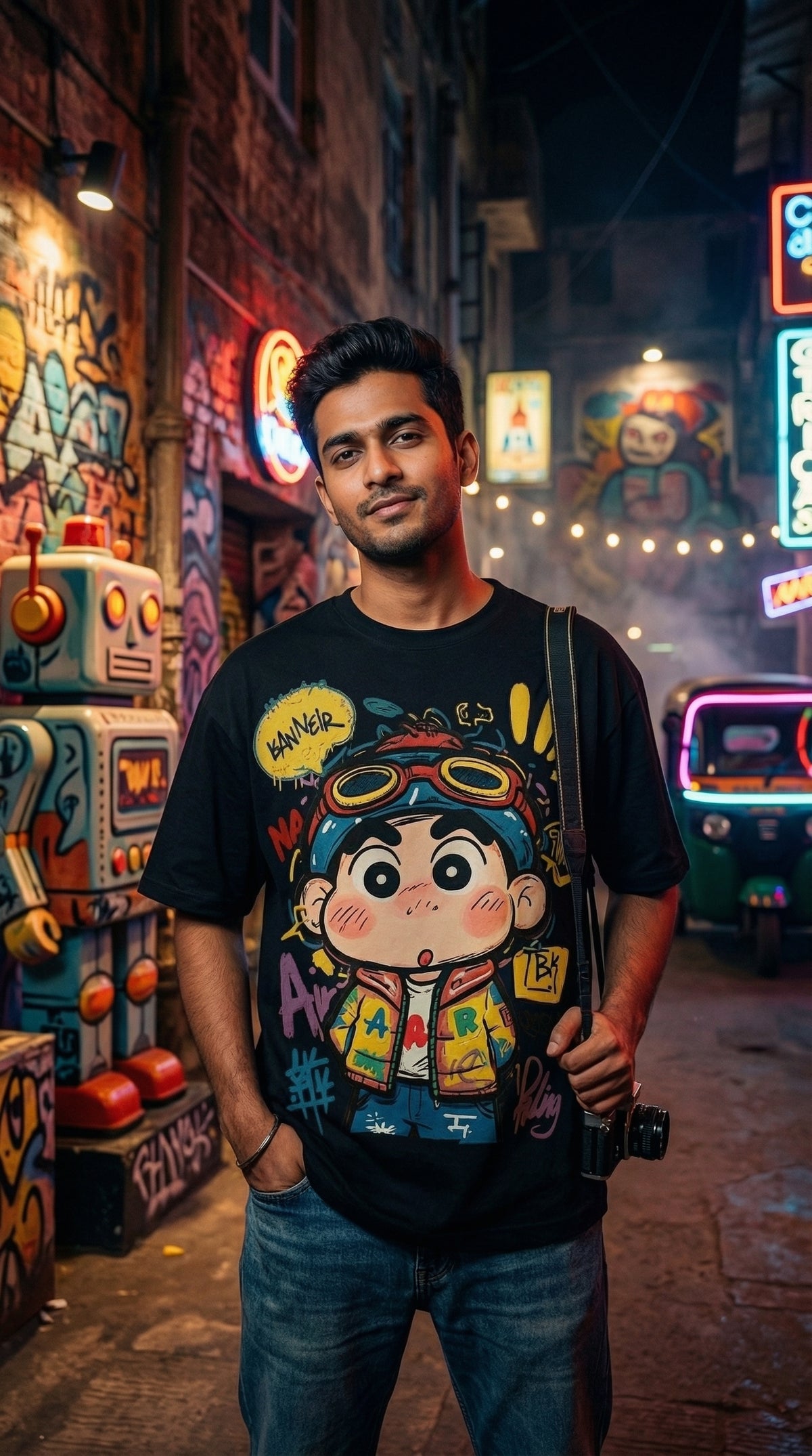 Cool Kid Energy Oversized Tee — Bio-Washed Premium Cotton — view 13