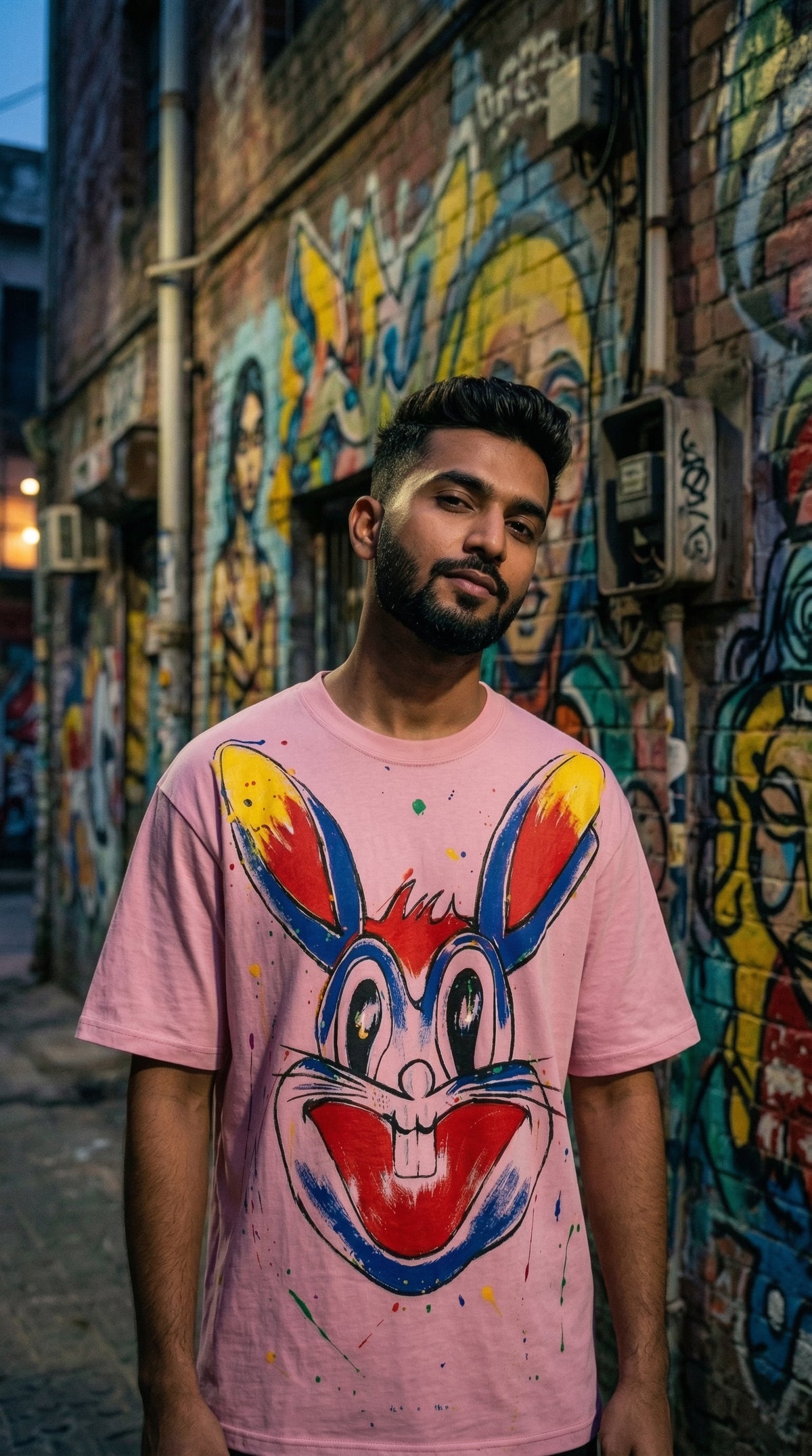 Hyper Rabbit Oversized Tee — Premium Cotton Fit — view 12
