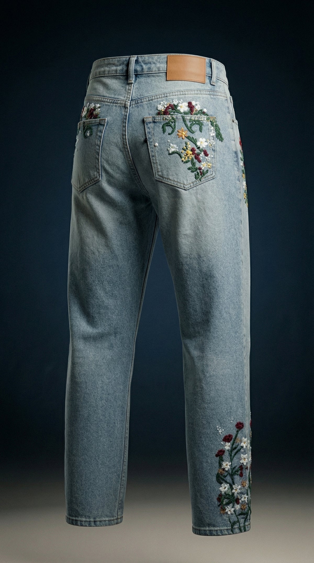 Urban Vintage Jeans — Relaxed Fit Blue Denim — view 2
