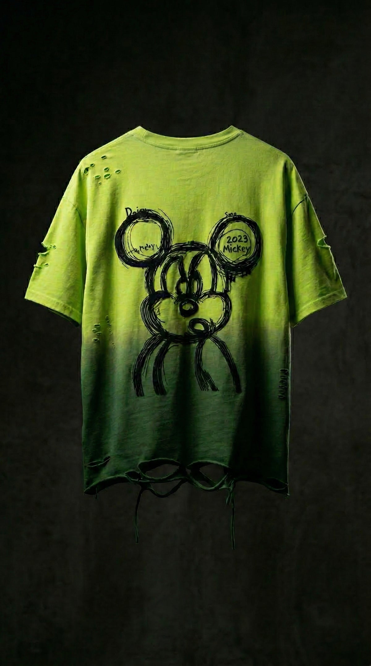 Bubble Bear Graphic Oversized Tee — Premium Cotton Fit — view 2
