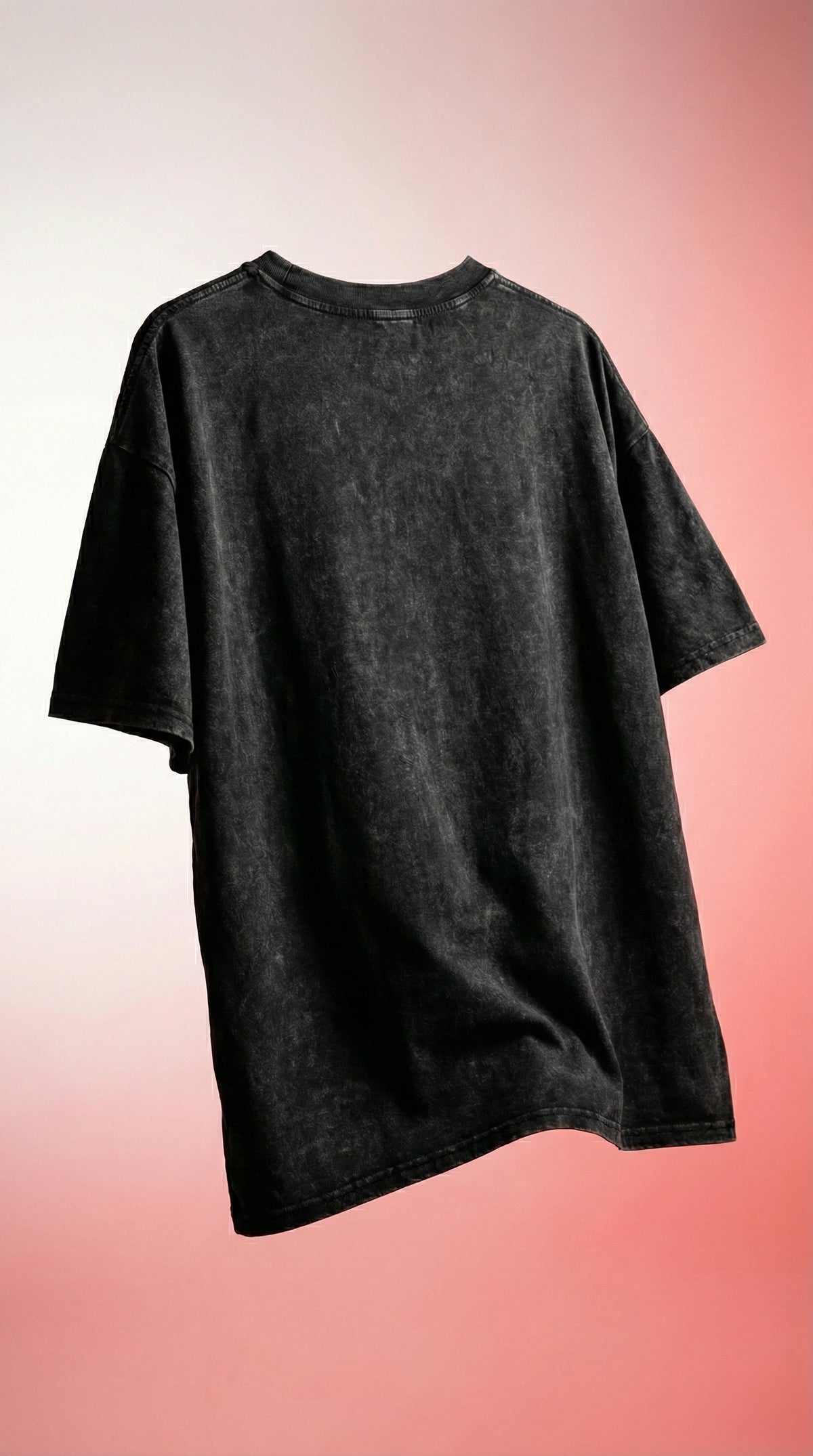 Oversized Fit T-Shirt — Premium Black Cotton — view 2