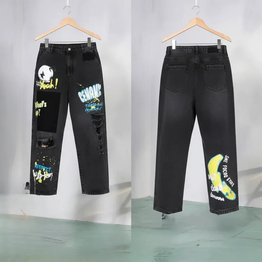 Funky Bottom Jeans - Sanki