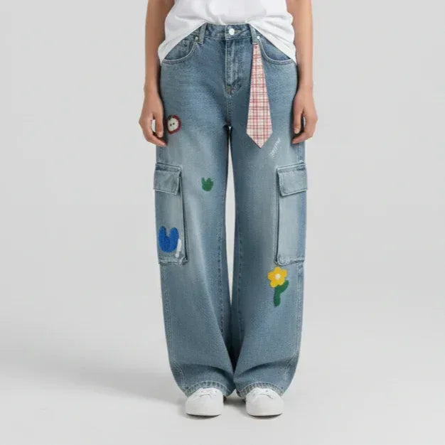 Funky Bottom Jeans - Sanki