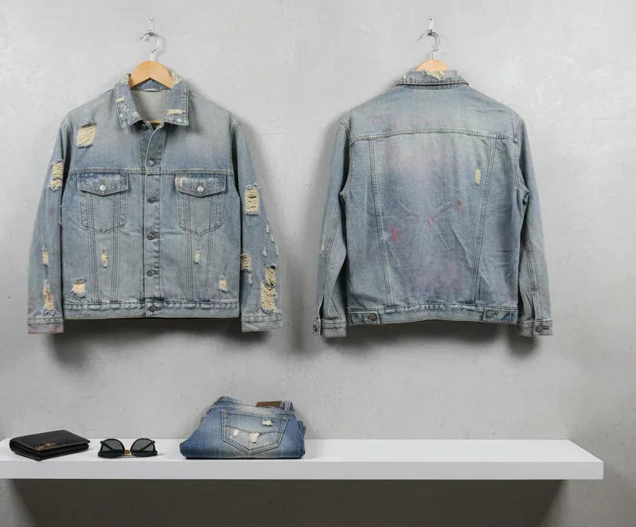 Funky Denim Full Sleeve Shirt - Sanki