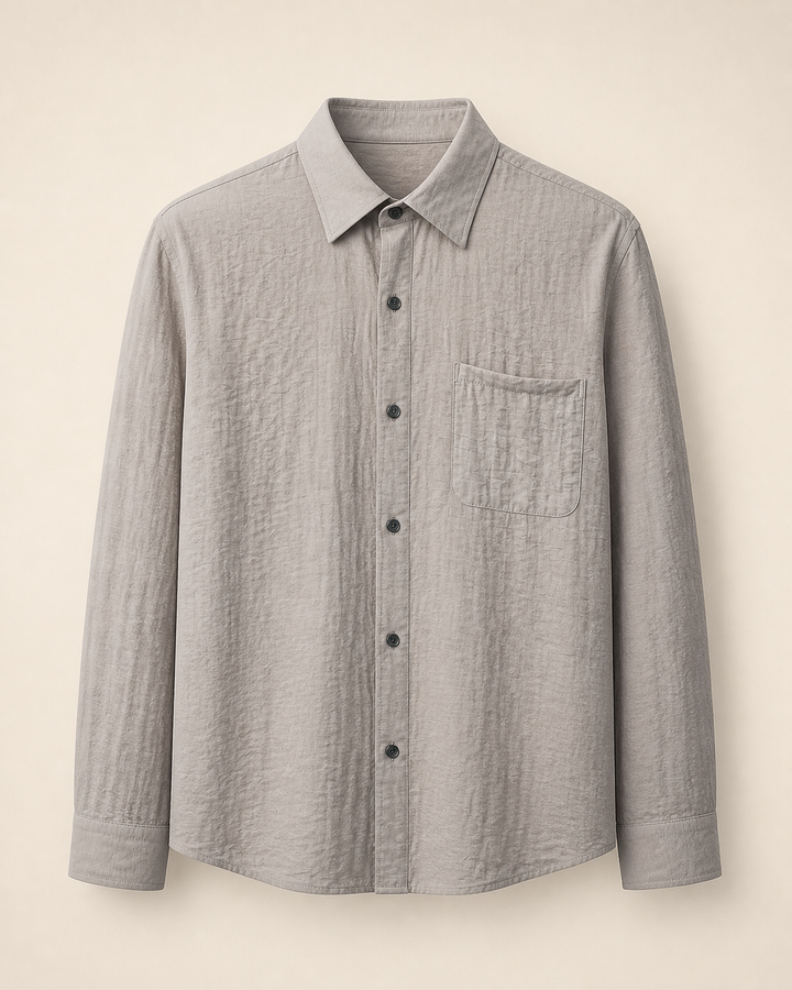 Classic Edge Shirt-Khaki