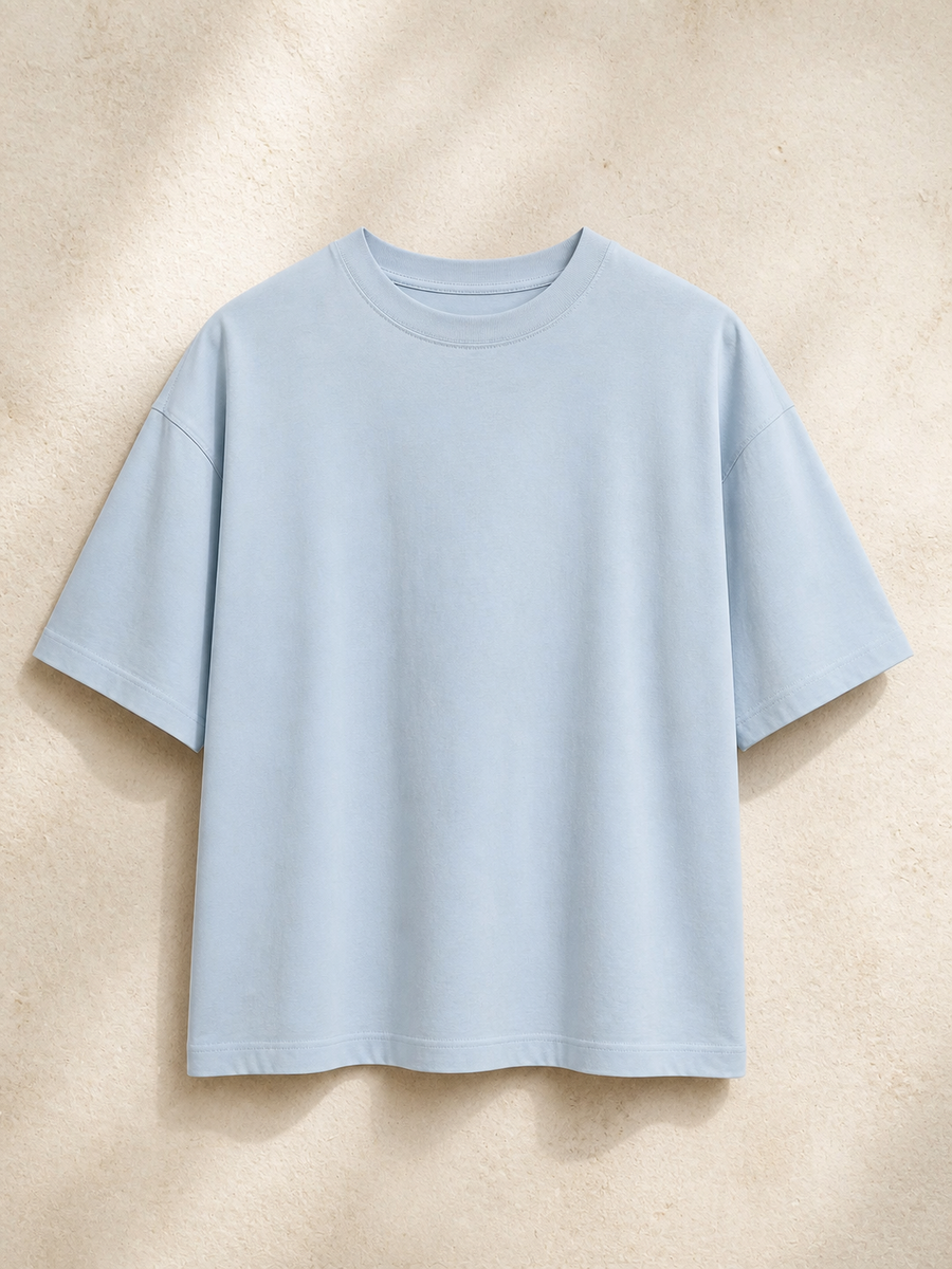 Core-Fit T-Shirt-Powder Blue