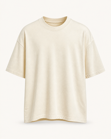 Iconic-Core T-Shirt-Cream