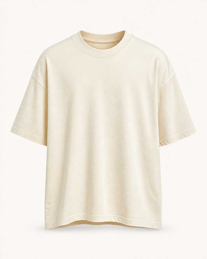 Iconic-Core T-Shirt-Cream