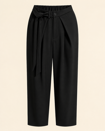 Wide Stance Trouser Baggy Fit — Black