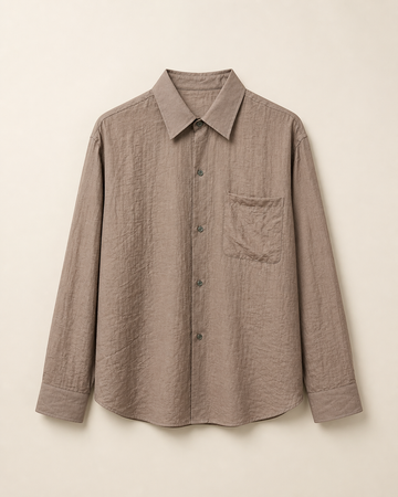 Classic Edge Shirt-Brown