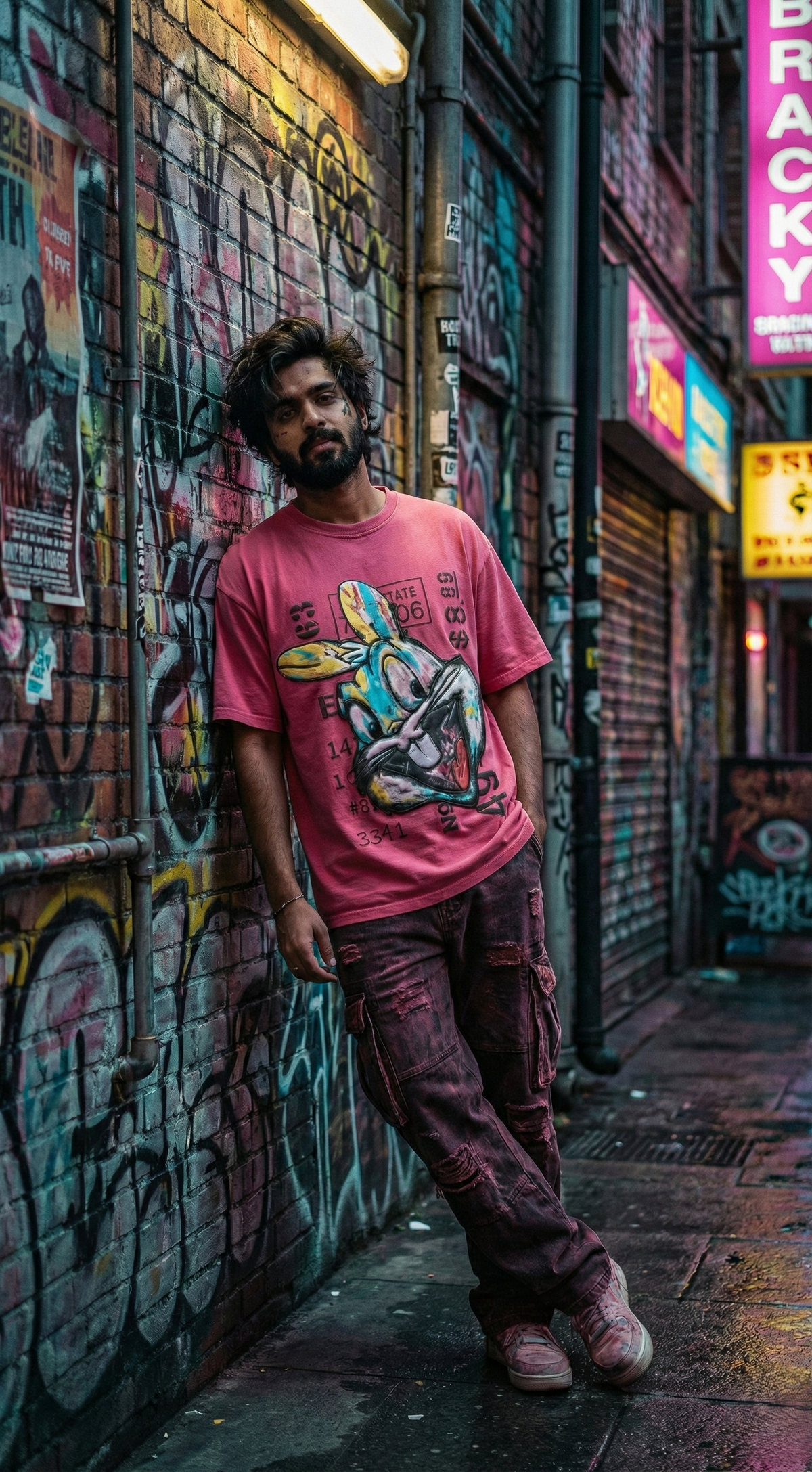 Attitude Edition Oversized Tee — Premium Cotton Fit — view 10