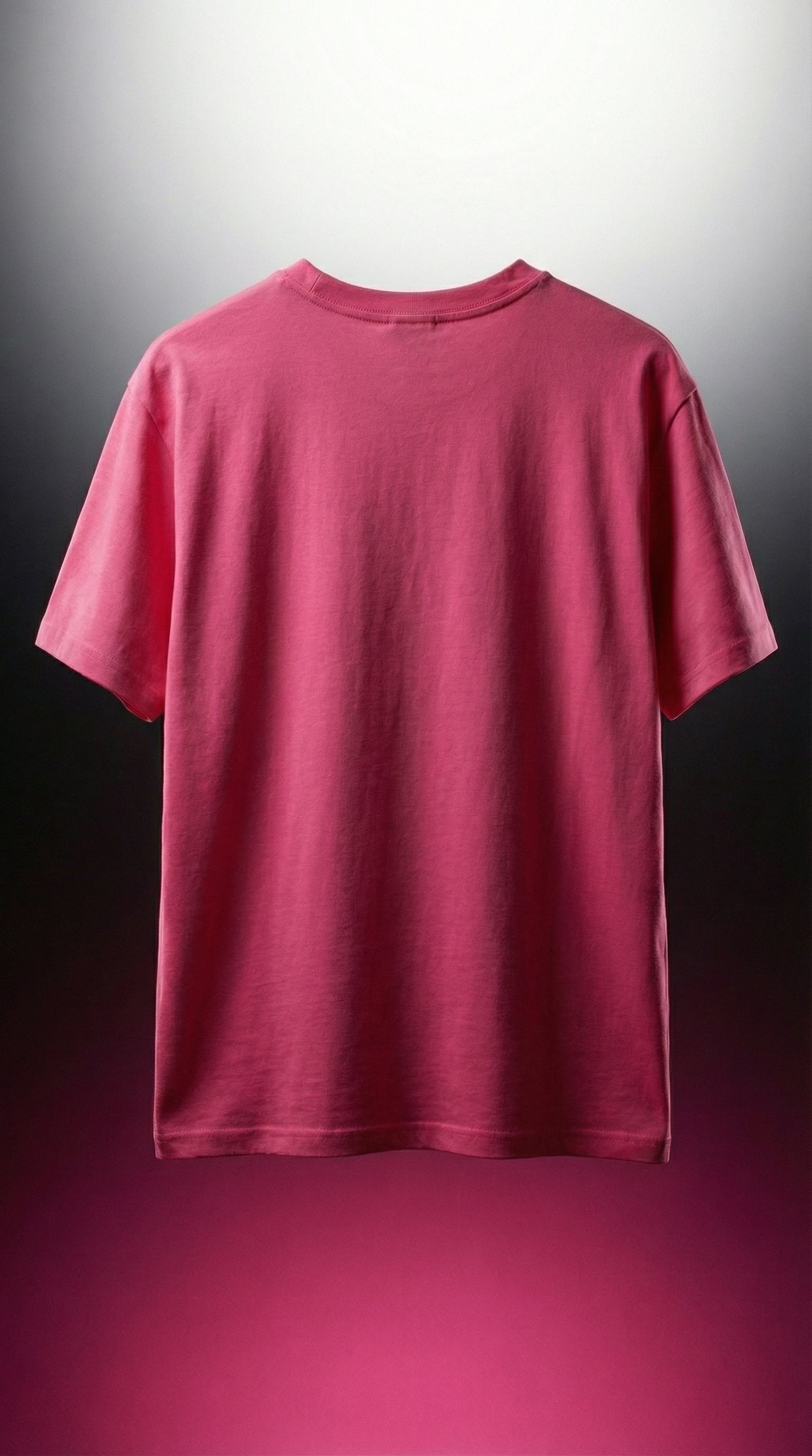 Animated Character Graphic Tee — Pink Oversized Fit — view 4