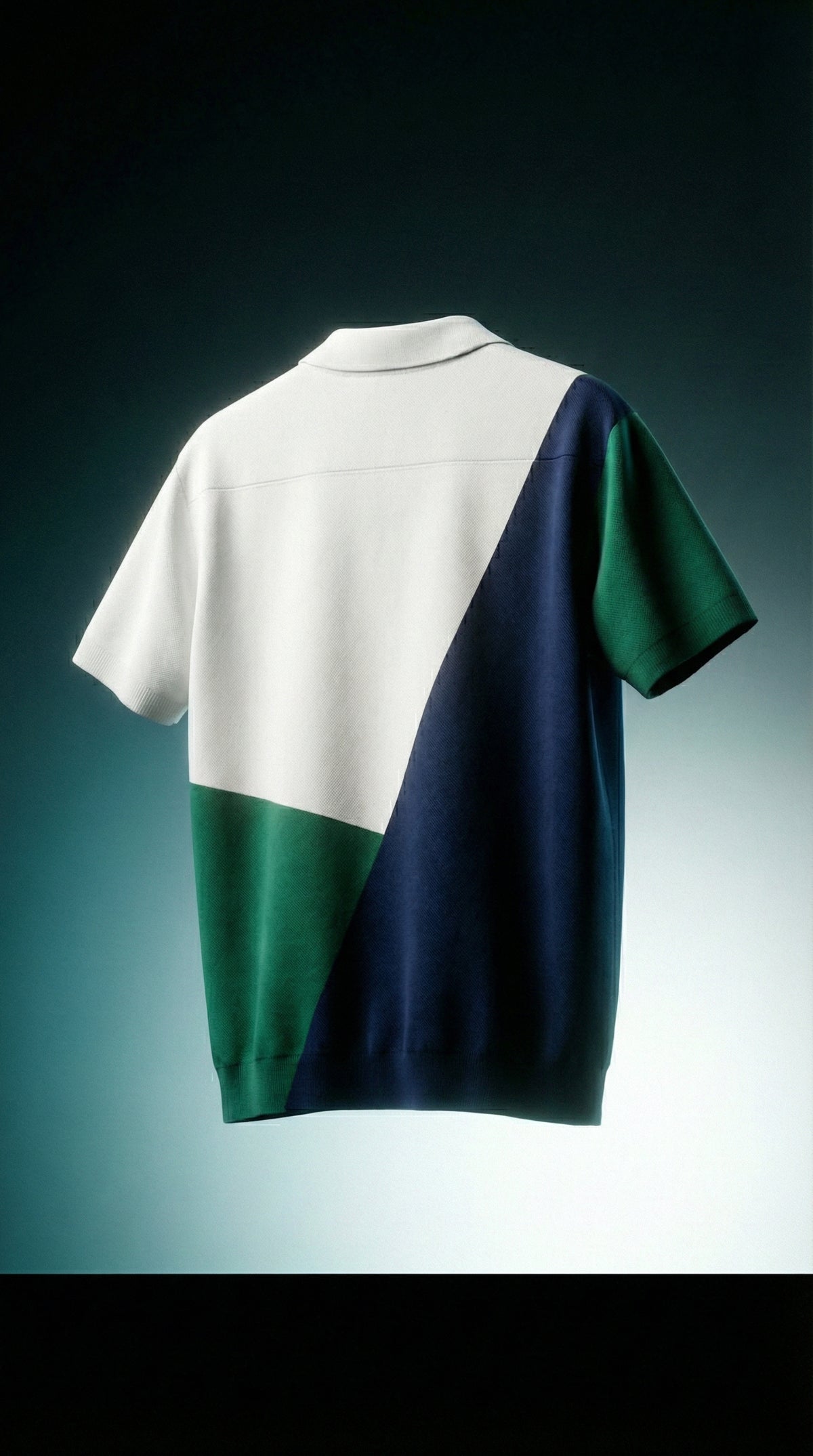 Colorblock Polo Tee — Cotton Piqué Fit — view 10