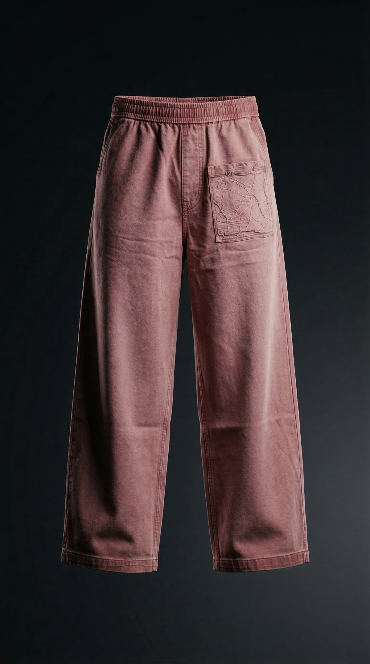 Box Logo Pink Lower — Premium Tapered Fit — view 2
