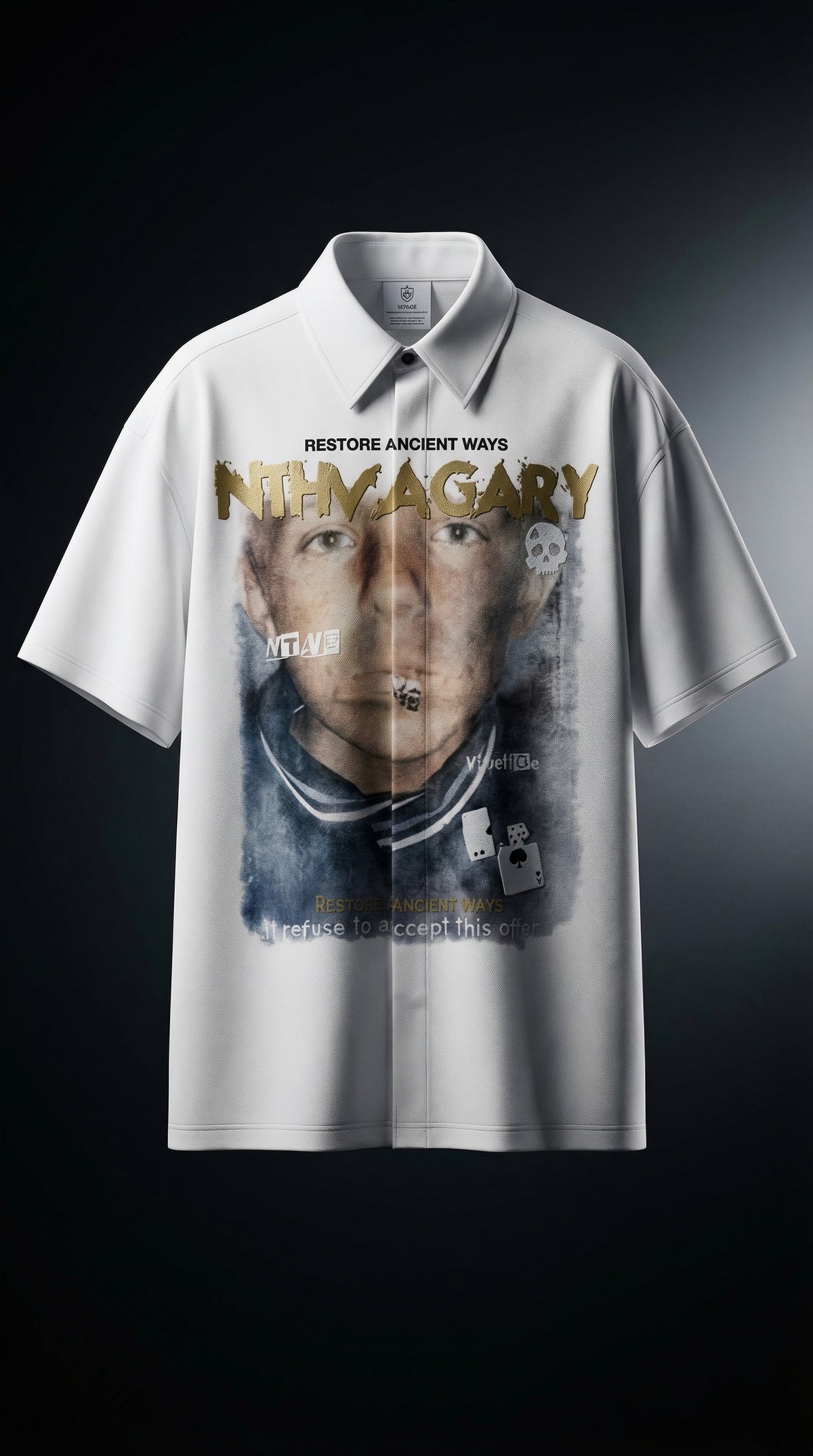 Way Up Graphic Shirt — Oversized Full-Sleeve Fit — view 2