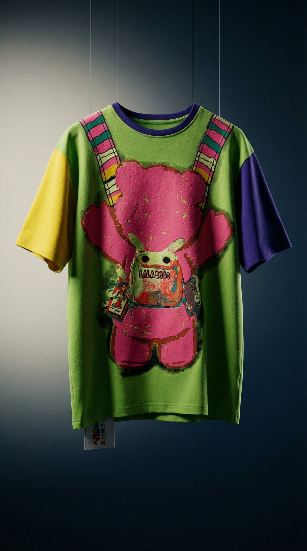 Backpack Graphic Oversized Tee — Drop-Shoulder Fit — view 5